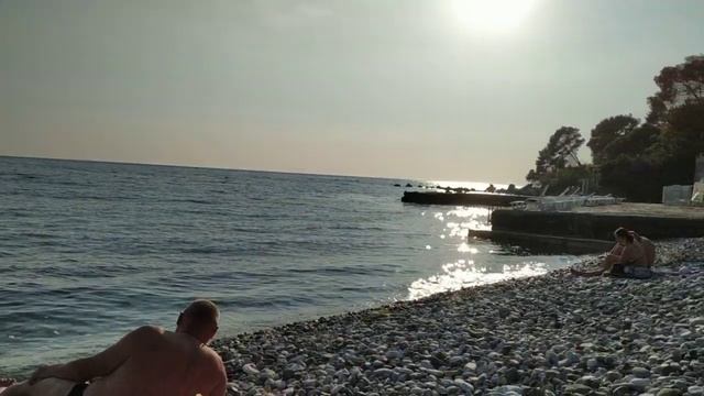 Пляж город БАР! Черногория.. Montenegro city Bar, (beach)