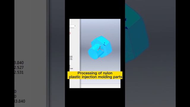 Processing of nylon plastic injection molding parts