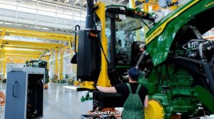 Как собираются новые тракторы John Deere 8R в РОССИИ! Завод John Deere в Оренбурге!