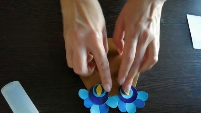 Сова из бумаги | Бумажная птица | Птица из бумаги | Бумажная сова | Поделка из бумаги