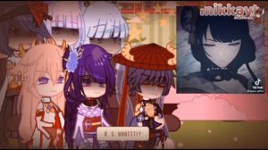 ||genshin impact reacts to their Archon||•Inazuma reacts to Ei•|| 2.7/3 ||genshin||gcrv|| mikkayt