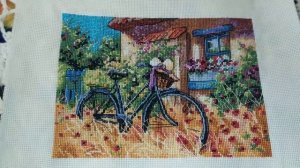 Вышивка. Dimensions 65077 Велосипедное утро (Bicycle Afternoon)