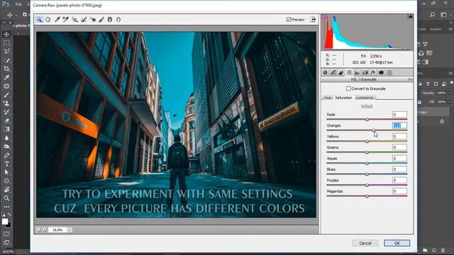 ORANGE AND TEAL COLOR GRADING || NO LUT || CAMERA RAW ||PHOTOSHOP CC 2018 смотреть онлайн