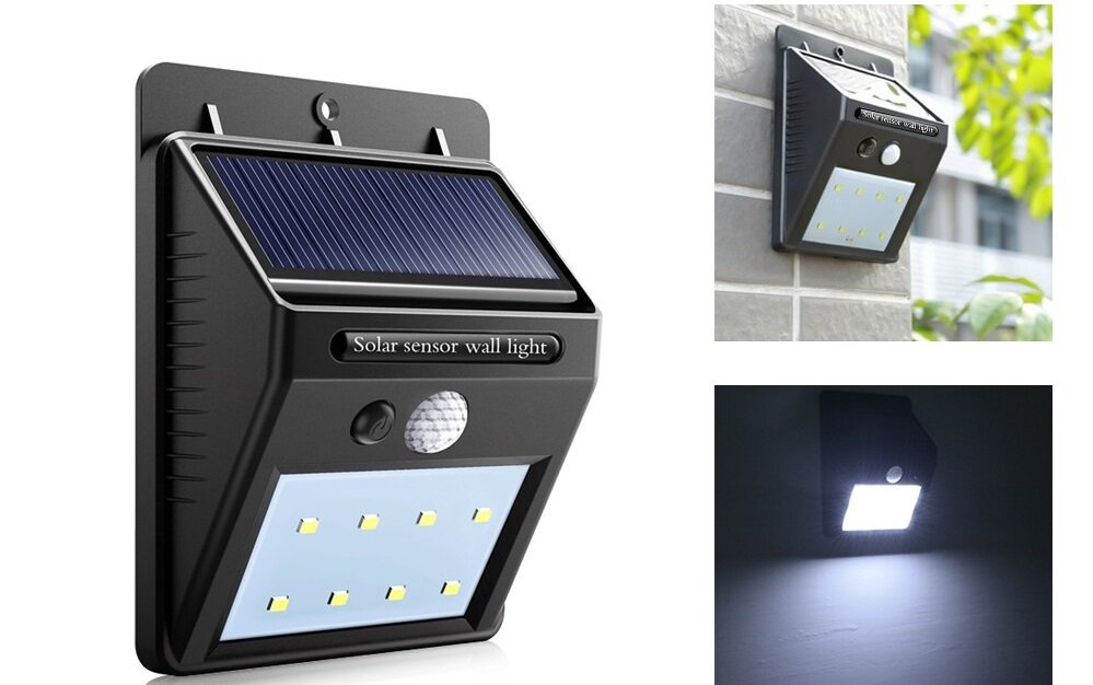 Как работает фонарь на солнечных батареях. Solar motion sensor light tv 416. светильник на солнечной батарее с датчиком движения. фонарь навигатор с солнечной батареей.