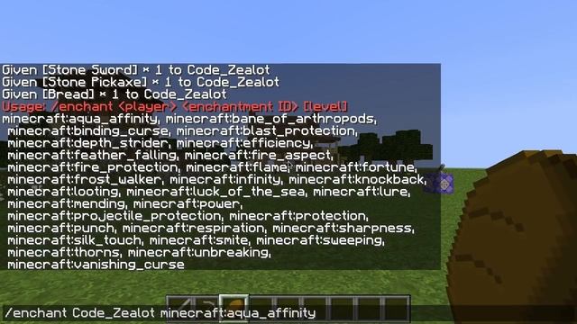 Using Commands in Minecraft: Making Some Items with Special Powers via the /enchant command | 1.12. смотреть онлайн