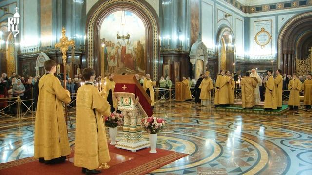 В канун Нового года Святейший Патриарх Кирилл совершил молебное пение на новолетие