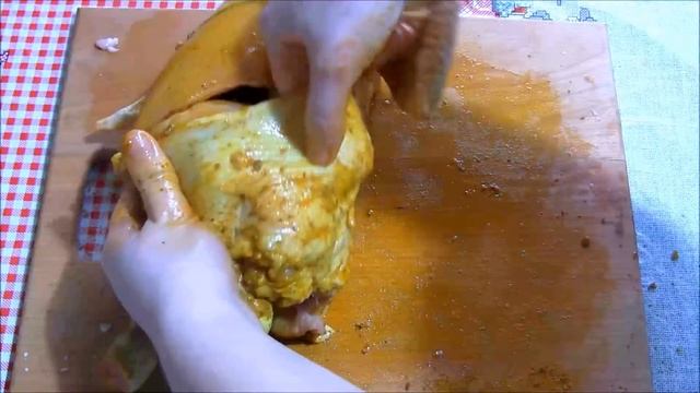 Курица с приправой Карри целиком в духовке / Сочная золотистая курочка рецепт