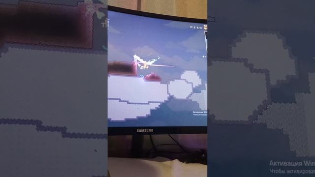 строим летающий остров с домом в террарии, terrarua. смотреть онлайн