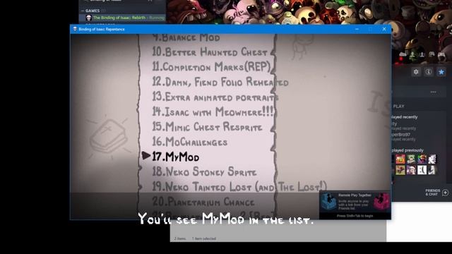 1. Making your first mod (no lua) | Binding of Isaac Repentance Modding Tutorial смотреть онлайн