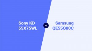 Sony KD 55X75WL vs Samsung QE55Q80C