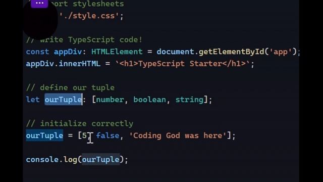 Typescript Tuples