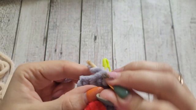 ✨ЦЕЛЬНОВЯЗАНЫЙ ГНОМ БРЕЛОК С ПЛЮШЕВОЙ ПРЯЖИ✨ crochet gnome✨Häkelzwerg