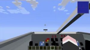 Полёт в самолёте Boeing 707 в minecraft 1.5.2