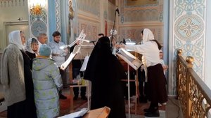 Достойно есть. Глас 6. Подобен Все отложше.