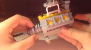 Обзор самоделки двигателя из Лего техник