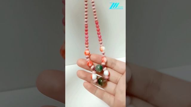 3mm Amethyst green Ghost phantom quartz red spiny oyster Rhodonite roundle beads handmade necklace03