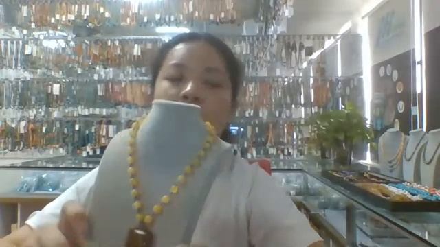 20231108-04 Natural Yellow Amber Amethyst round beaded necklace with pendant 16 inch long choker смотреть онлайн