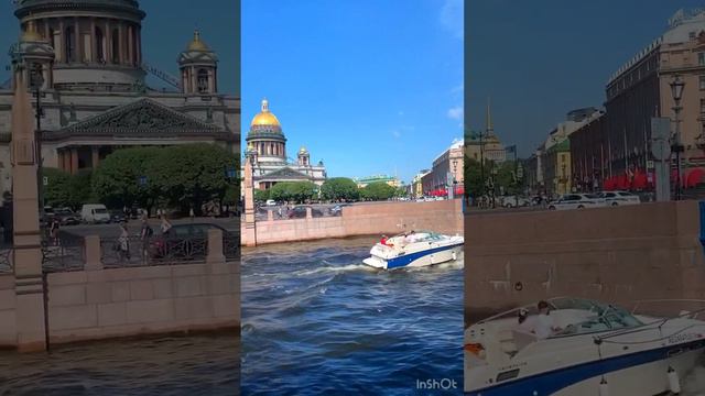 Санкт-Петербург,Синий мост❤️ Blue Bridge, St. Isaac's Cathedral❤️