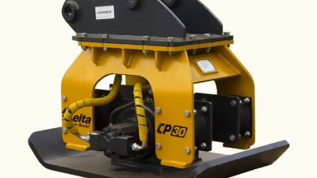 Вибротрамбовка DELTA CP30 на экскаватор 7-12т смотреть онлайн