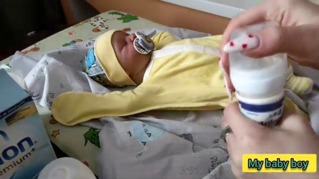 В родом с реборном. Ура у нас мальчик реборн. Как назовем? День с куклой реборн.