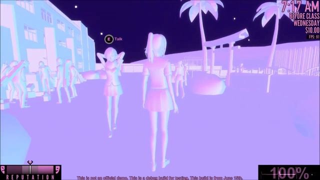 Yandere Simulator - Vaporwave Mode смотреть онлайн