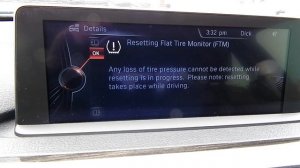 How to Reset Tire Pressure Monitoring in BMW F30 320i 328i 330i 335i TPMS reset Quick and Easy step