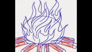 как нарисовать ОГОНЬ!!!!