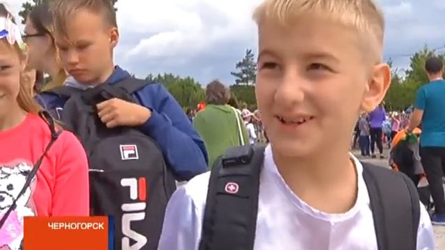 Сегодня в Черногорске прошел большой детский праздник "Этно-колейдоскоп".