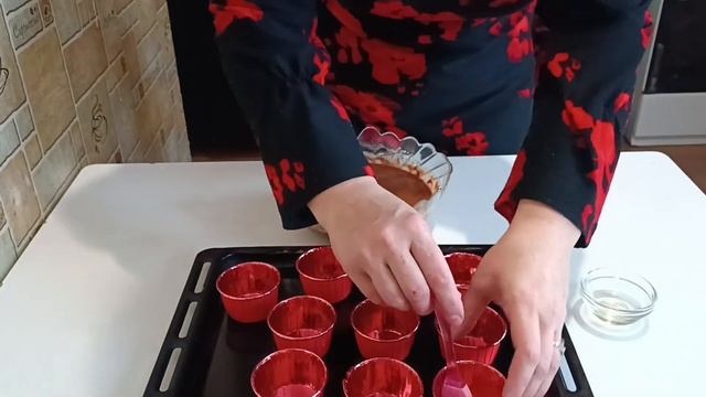 Вкусные шоколадные кексы с лимонной цедрой на кефире. смотреть онлайн