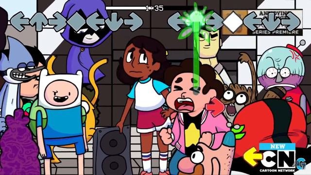 FNF Steven Universe VS Finn & Mordecai (FNF Mod) |  Roasting On A Cartoon Friday