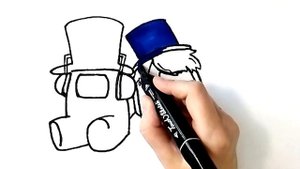 Персонажи АМОНГ АС. Как рисовать персонажей Амонг Ас/ How to draw AMONG US