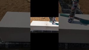 Клей пена для кладки газоблока. TYTAN vs POLYNOR thermo block. Тест на вертикальный разрыв.