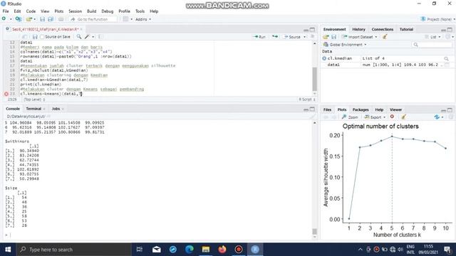 Clustering dengan Algoritma K-Median menggunakan RStudio смотреть онлайн