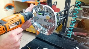 Isuzu процесс модернизации фар. Установка Bi Led Laser.