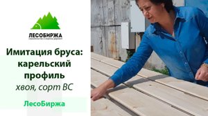 Бюджетная имитация бруса карельский профиль