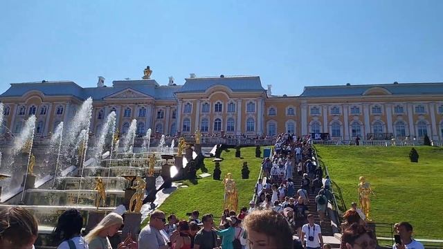 Фонтаны Петергофа. Peterhof. Видео в 4К.