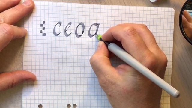 Итальянский курсив каллиграфия. Пишем строчные буквы алфавита красиво. смотреть онлайн