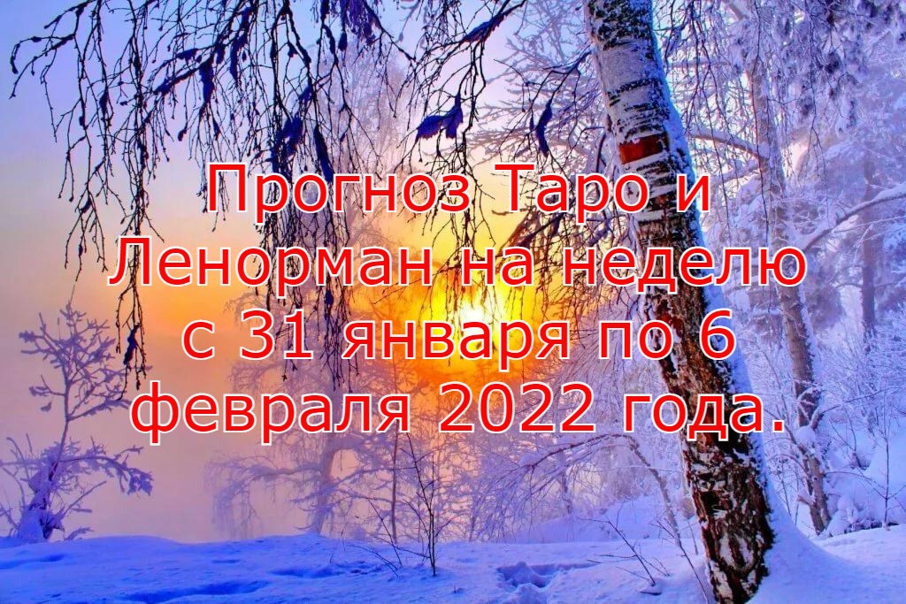 Прогноз Таро и Ленорман на неделю с 31 января по 6 февраля 2022 года.