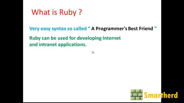 #2 Ruby Tutorial : Ruby Programming Introduction, Ruby Features and importance.