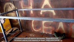Скамейка из проф трубы,самая бюджетная.