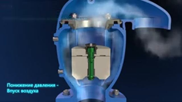 Комбинированный воздушный клапан BERMAD модель C70, принцип действия смотреть онлайн