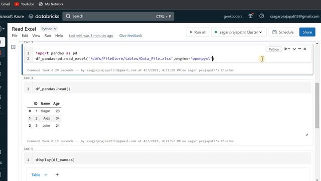 Read and Write Excel data file in Databricks | Databricks |