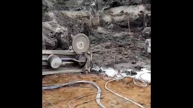 Канатная резка бетонных свай смотреть онлайн