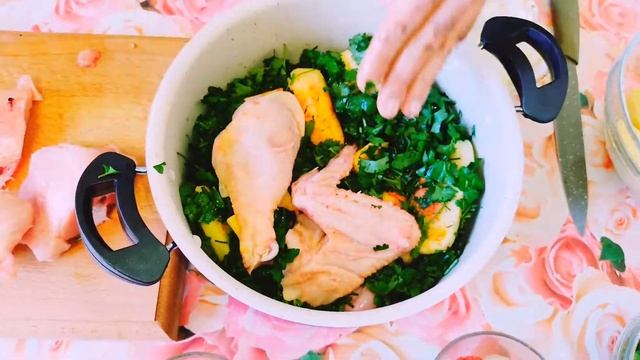 Сочная хашлама из курицы смотреть онлайн