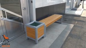 Скамейки парковые из дерева лиственницы на стальных, чугунных, бетонных опорах от ЛАВКАТОРГ