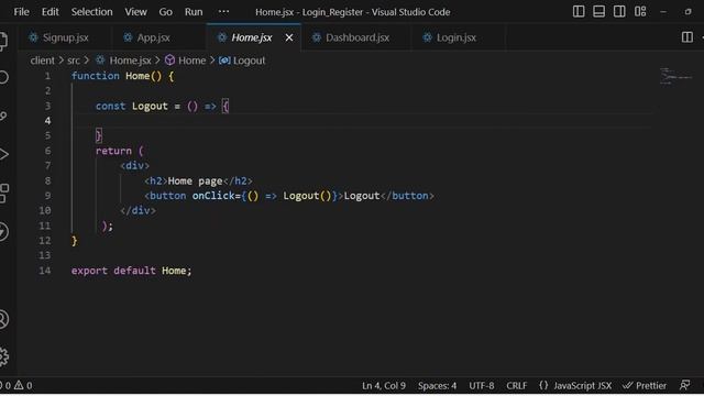 Keep User Logged In using React JS | Logout User in React JS смотреть онлайн