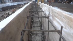 Распределение провода для прогрева бетона по методу Коюды