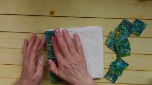 Шкатулка из картона. Имитация декоративной мозаики своими руками [diy]