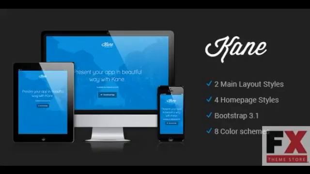 Preview Kane Responsive Bootstrap 3 App Landing Page TFore YouTube смотреть онлайн