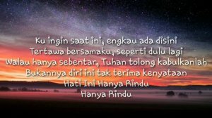 Andmesh Kamaleng - Hanya Rindu (Lirik/Lyrics)